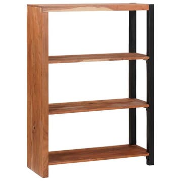 vidaXL Boekenplank Bruin 80 x 30 x 110 cm Massief Acacia, Huis en Inrichting, Verzenden, Nieuw