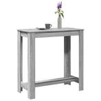 vidaXL Bartafel 102x50x103,5 cm bewerkt hout grijs sonoma, Verzenden, Nieuw