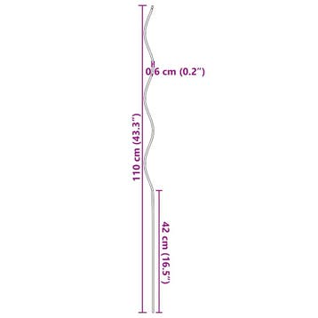 vidaXL Plantenstok spiraal 110 cm gegalvaniseerd staal 20 st, Verzenden, Nieuw