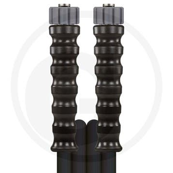 Hogedrukslang 10m 400 bar 150°C 2SC DN8 Zwart - Met knikb.., Ophalen of Verzenden