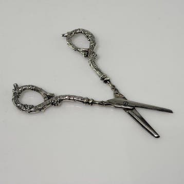Attr. Bruckmann & Sohne - Druivenschaar - .800 zilver -