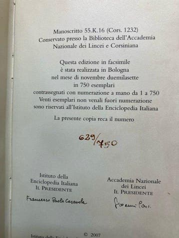 Manoscritto 55.K.16 (Cors. 1232) - Margherita DAustria