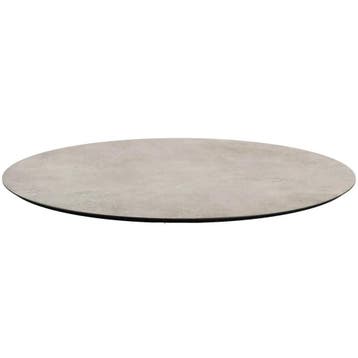 Tafelblad | Steenlook | In-/Outdoor | Ø700x12(h)mm VEBA, Verzenden