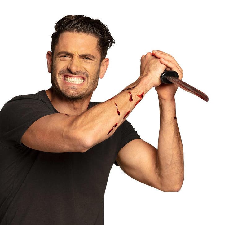 Halloween Bloederig Mes 33cm, Hobby en Vrije tijd, Feestartikelen, Nieuw, Verzenden