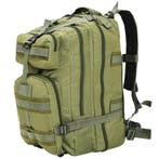 vidaXL 91382 Rugzak legerstijl 50 L olijfgroen, Handtassen en Accessoires, Tassen | Rugtassen, Verzenden, Nieuw