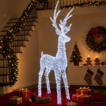vidaXL Led-kerstverlichting in de vorm van een rendier, Diversen, Verzenden, Nieuw