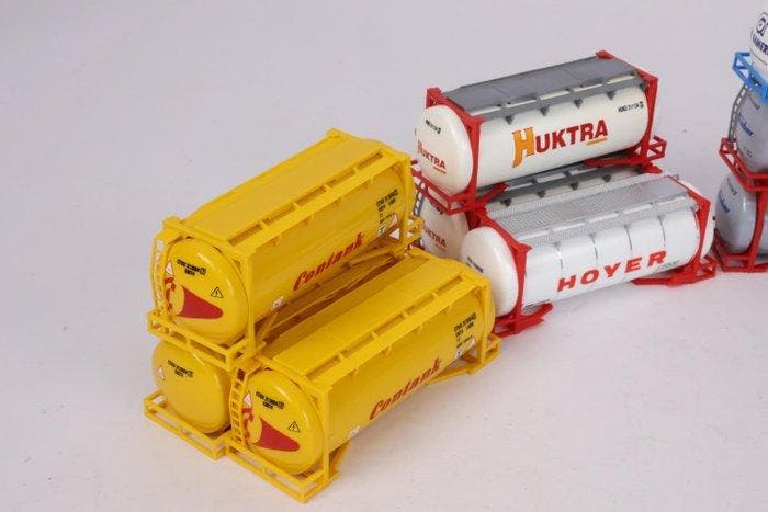 Divers H0 - Modeltrein (16) - 16-delig pakket containers, Hobby & Loisirs créatifs, Trains miniatures | HO