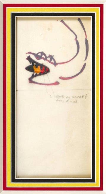 Pierre Alechinsky (1927) - Originele werktekening met, Antiek en Kunst, Kunst | Schilderijen | Modern