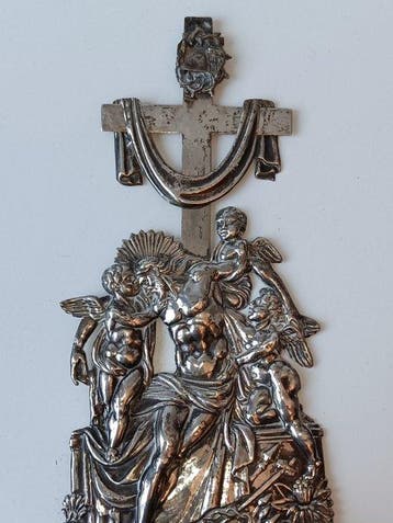 Wijwatervat - 1800-1850 - Argento 935
