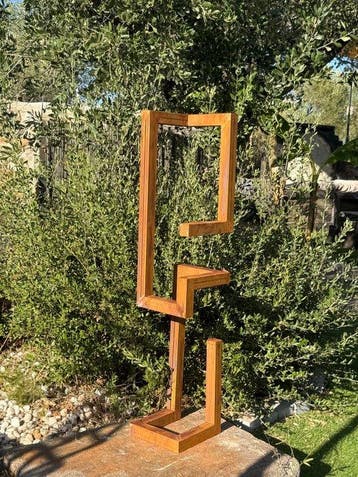Ana Lucia B.M - Sculpture Corten - XL - No Reserve