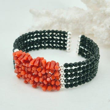 Koraal - Zilver, Zonder reservering - Armband - CORALLO