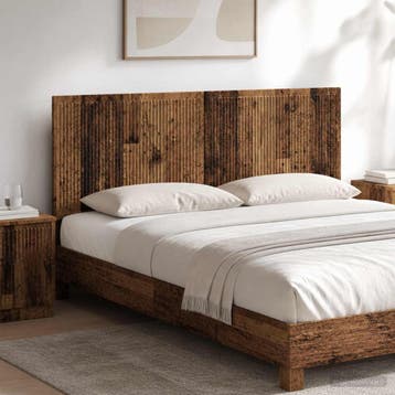 vidaXL Wandgemonteerd Hoofdbord EDE Oud hout Bewerkt hout, Verzenden