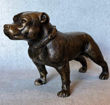 Beeld, Groot formaat Bull Dog 31 cm / 4.9 kg (Zonder