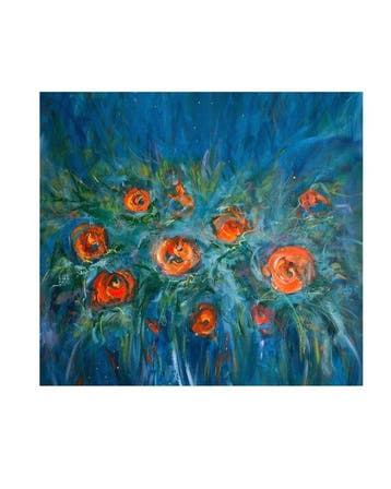 Eva Skondina - Under the Midnight Sky Original Painting