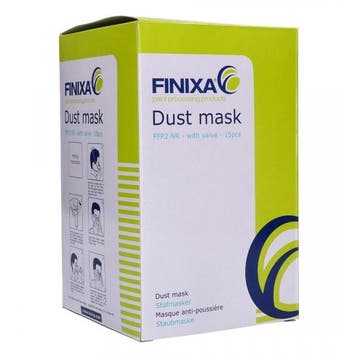 MAS 35 - stofmasker P3 met ventiel - 10st. Finixa, Verzenden, Nieuw