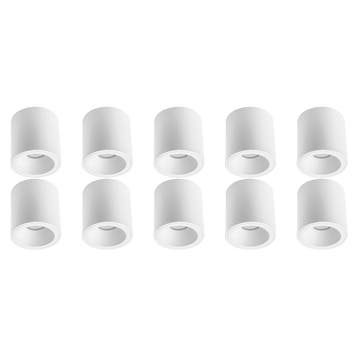 Opbouwspot 10 Pack - Pragmi Cliron Pro - GU10 Fitting - LED, Verzenden, Nieuw