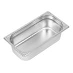 GN-Bak | RVS | 1/3 GN | Hoogte 100mm | 325x176x100(h)mm, Articles professionnels, Verzenden