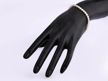 Bracelet - 14 carats Or jaune - 9.17ct. tw. Diamant (Cultivé, Bijoux, Sacs & Beauté