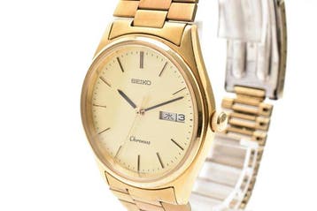 Seiko - Seiko Chronos Quartz Day-Date Watch - Zonder