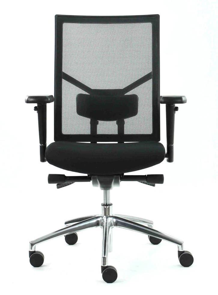 Refurbished Bureaustoelen - Nieuwstaat!, Huis en Inrichting, Bureaustoelen, Bureaustoel, Zwart, Zo goed als nieuw, Ergonomisch