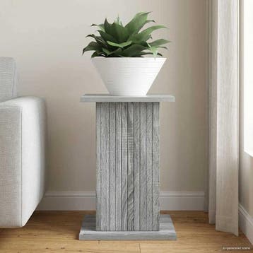 vidaXL Plantenstand Grijs sonoma 30,5 x 30 x 43 cm Bewerkt, Verzenden