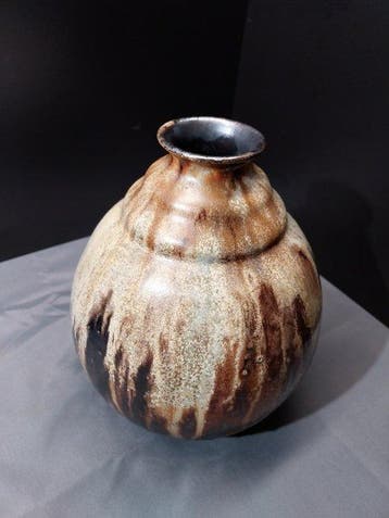 les grès de Bouffioux - Roger Guerin - Vase - Grès - Vase en