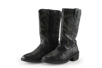 Cypres Cowboy laarzen Meisjes in maat 28 Zwart, Kinderen en Baby's, Verzenden, Jongen of Meisje, Zo goed als nieuw, Cypres