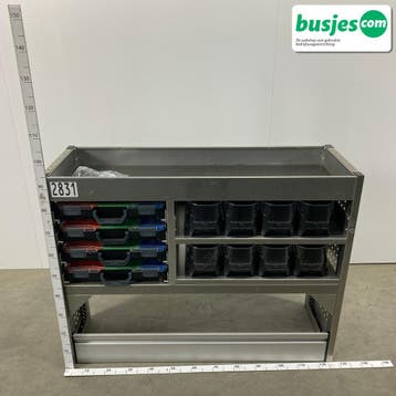 Aluca bedrijfswageninrichting 1255x415x950mm (2831), Verzenden