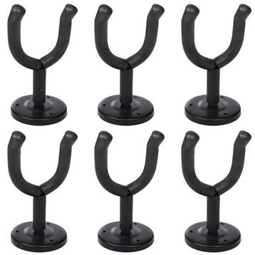 vidaXL Gitaar wandhouder (6 stuks), Musique & Instruments, Verzenden