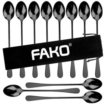 Fako Bijoux - 12 Lange Lepels - Latte Macchiato - Longdrink, Verzenden, Nieuw