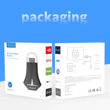 MiraScreen K12 Miracast TV Stick HD Cast HDMI 5G WiFi, Verzenden, Nieuw