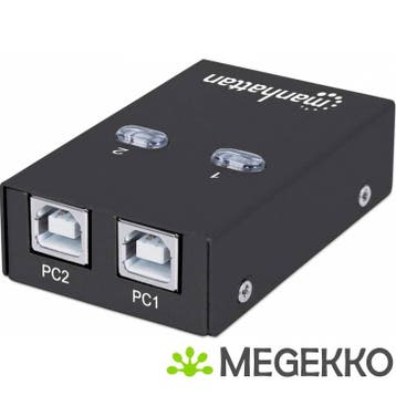 Manhattan USB 2.0 Automatic Sharing Switch, Verzenden, Nieuw