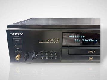 Sony - JA555ES Minidisc deck, Nieuw