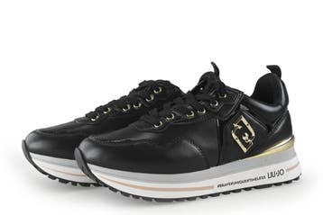 Liu Jo Sneakers in maat 39 Zwart, Verzenden, Liu Jo, Zwart, Zo goed als nieuw