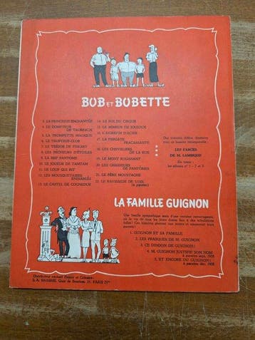 Bob et Bobette T21 - Le Père moustache - B - 1 Album -, Nieuw