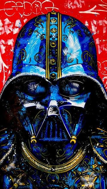 Moabit - Darth Vader - Flower Power