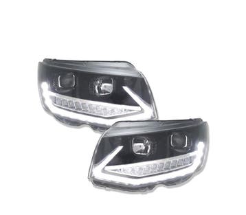 Phares Pour Volkswagen Vw T6 15-19 Drl + Clignotants Led Dyn, Verzenden