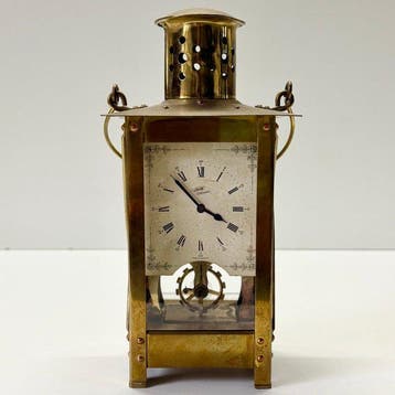 Réveil de voyage - Aug. Schatz & Söhne - Vintage Laiton,