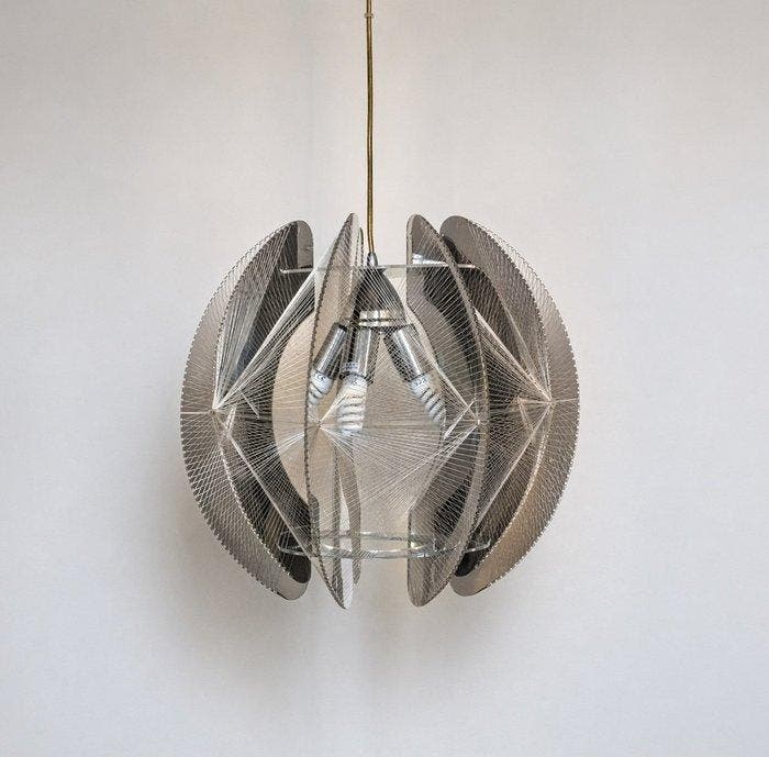 Globo - Paul Secon - Lampe à suspendre - Acrylique - XL-, Antiek en Kunst, Antiek | Meubels | Stoelen en Sofa's
