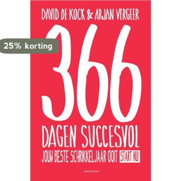 366 dagen succesvol 9789000347346 Arjan Vergeer, Verzenden, Arjan Vergeer