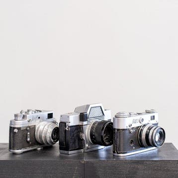 FED, Mir, Kiev 3 Soviet Cameras: MIR, Kiev-10 and FED-3 with