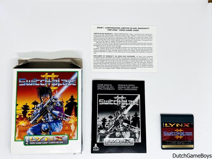 Atari Lynx - Switch Blade II, Consoles de jeu & Jeux vidéo, Consoles de jeu | Atari, Envoi