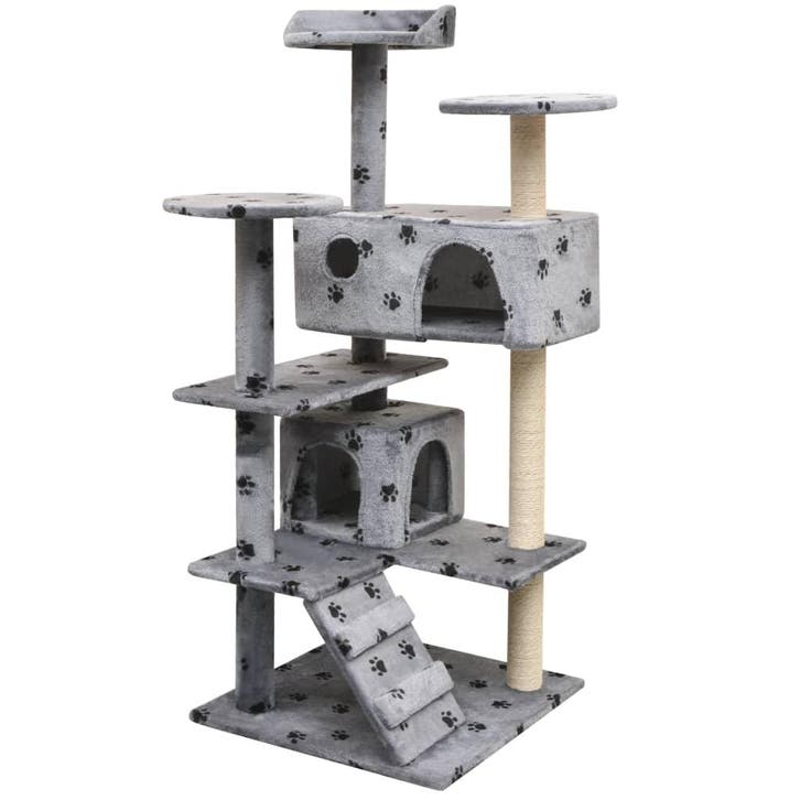 vidaXL Kattenkrabpaal met sisal krabpalen 125 cm, Dieren en Toebehoren, Katten-accessoires, Nieuw, Verzenden