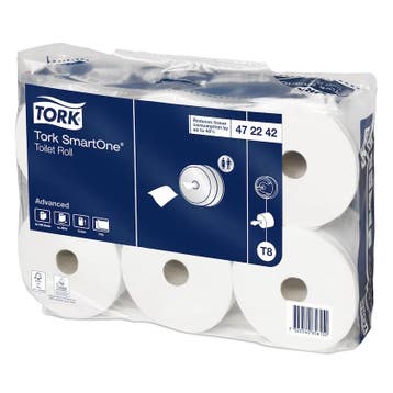 Toiletpapier | SmartOne® | 2-Laags | Wit | 207m/Rol | 6, Verzenden, Nieuw in verpakking