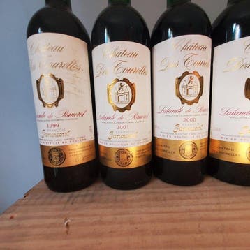 1999 2000 x 2 & 2001 x 3 Chateau Des Tourelles -, Collections, Vins