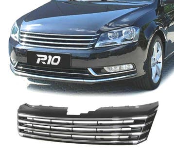 Calandre Pour Volkswagen Vw Passat Lim.Kombi 10-14 Noir Chro, Autos : Pièces & Accessoires, Verzenden