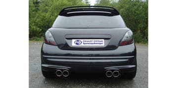 FOX Peugeot 207 RC einddemper uitgang rechts/links - 2x90 ty, Verzenden