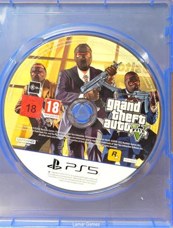GTA 5 Grand Theft Auto V disk only (ps5 tweedehands game), Ophalen of Verzenden