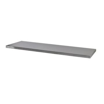 MDF werkblad met RVS plaat omkleed 136 x 46 x 3,6 cm voor, Doe-het-zelf en Bouw, Ophalen of Verzenden, Nieuw