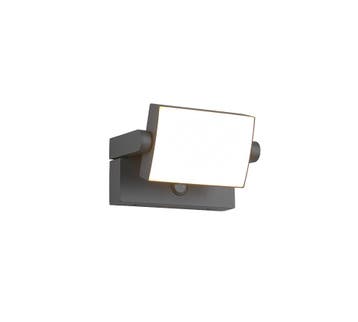 Trio KANSAS wandlamp | LED | antraciet | 20 x 10 cm | IP54 |, Verzenden, Nieuw